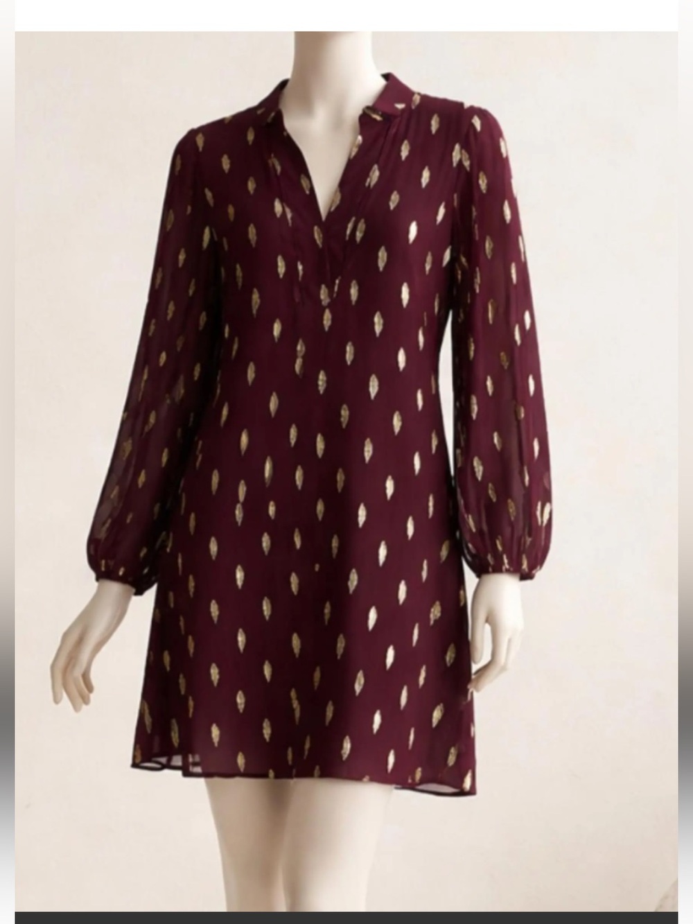 Lilly Pulitzer Shea Silk Dress Cabernet Berry Gold Metallic Diamond Clip sz 12